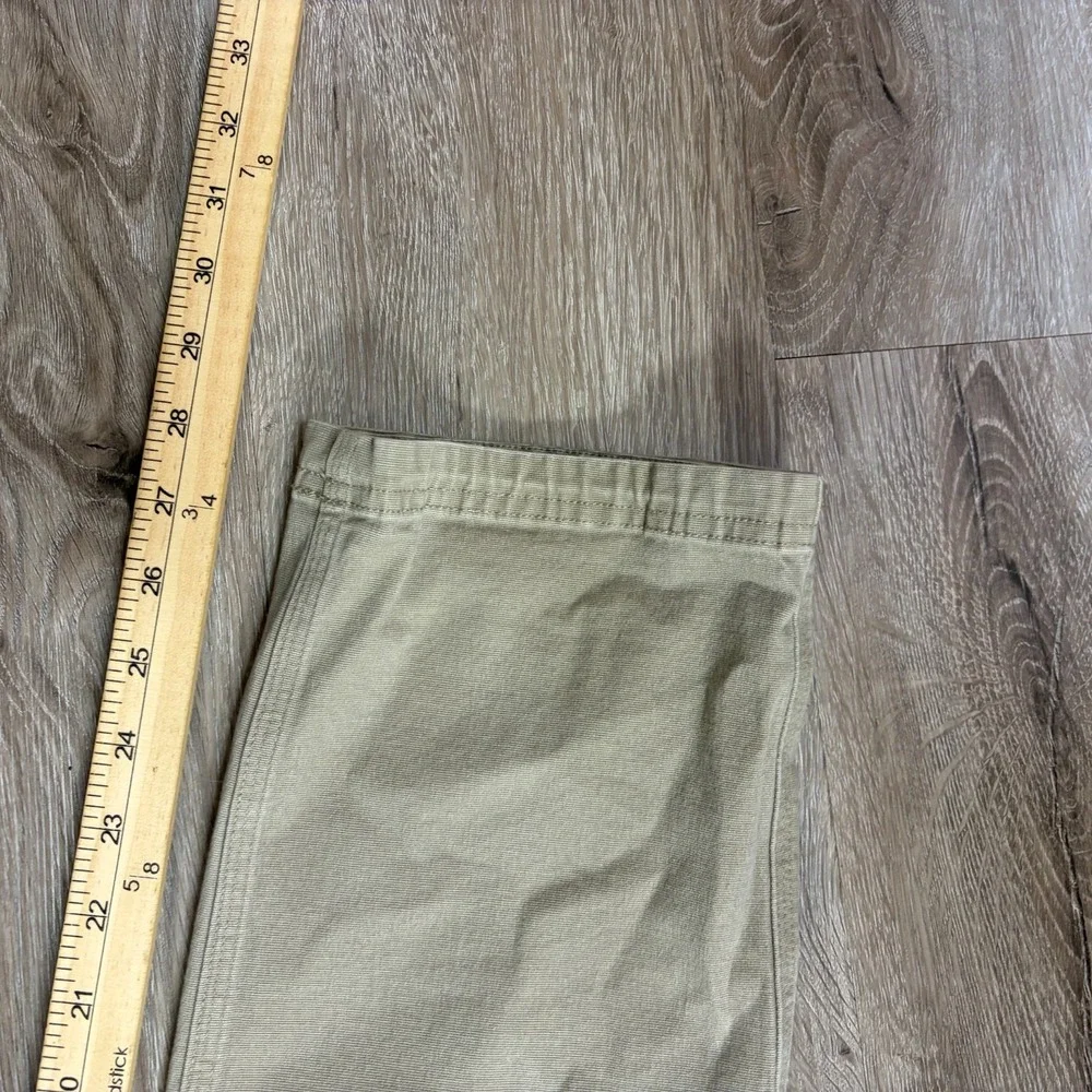 Duluth Trading Co. Flex Fire Hose Pants Brown 34x30 Slim Canvas Workwear
